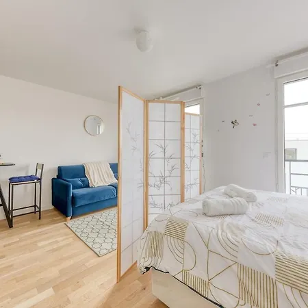 Apartman Luxury New - Equipped - Up To 4 Persons - Parking Rue Gratuit - M8 - Rerd - Paris 10mn - Mobility Lease