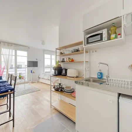 Luxury New - Equipped - Up To 4 Persons - Parking Rue Gratuit - M8 - Rerd - Paris 10mn - Mobility Lease Apartman Maisons-Alfort